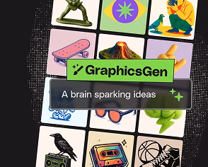 GraphicsGen AI tool interface